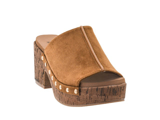 Corkys | Gaslight Platform Sandal | Camel