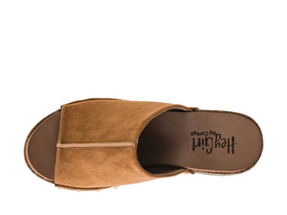 Corkys | Gaslight Platform Sandal | Camel