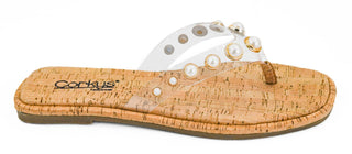 Corkys jump in flipflop in clear.