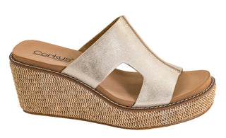 Corky's Kiss N Tell platform wedge.