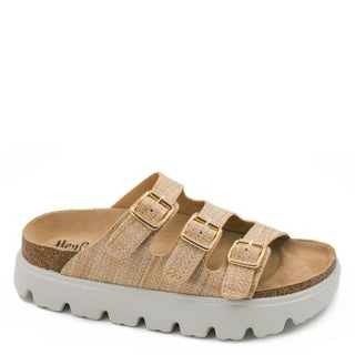 Corky's threes company raffia sandal.
