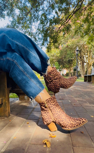 Corkys | Wine O'clock Boots | Leopard