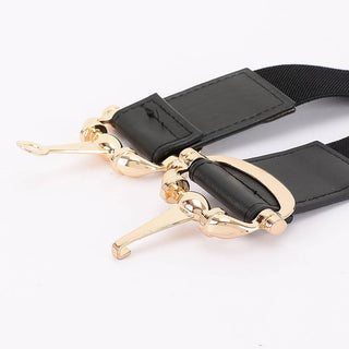 Snaffle Bit Buckle Elastic Belt