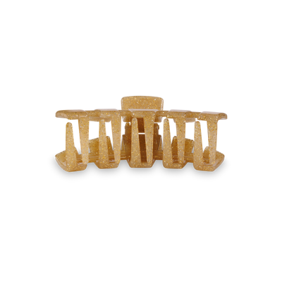 Classic Gold Glitter Medium Hair Clip