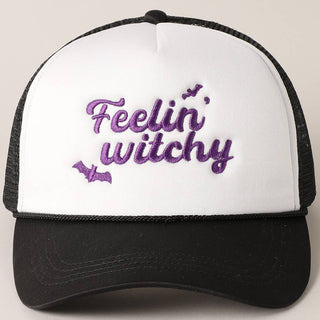 "Feelin Witchy" Halloween Trucker Hat
