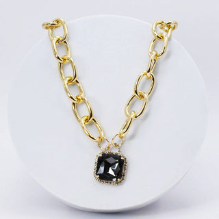 Glamour Chunk Necklace - Gold