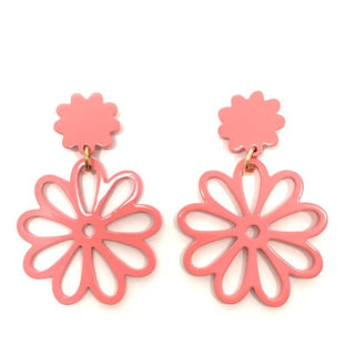 Dahlia Flower Earrings