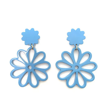 Dahlia Flower Earrings