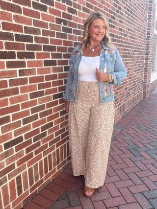 Dainty Bloom Palazzo Pants