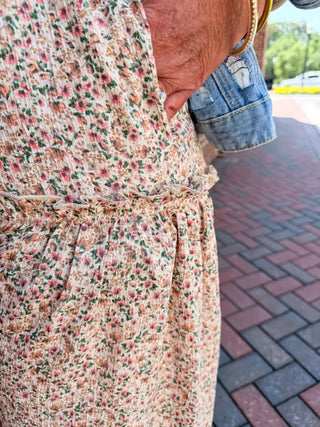 Dainty Bloom Palazzo Pants