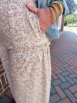Dainty Bloom Palazzo Pants