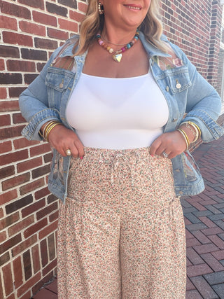 Dainty Bloom Palazzo Pants