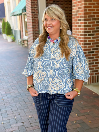 Damask Darling Blouse