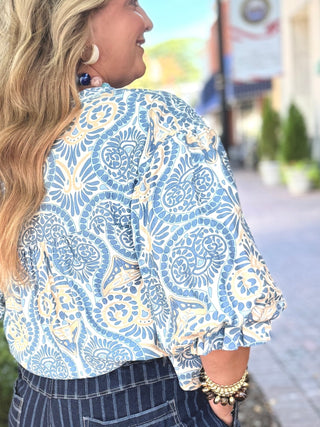 Damask Darling Blouse