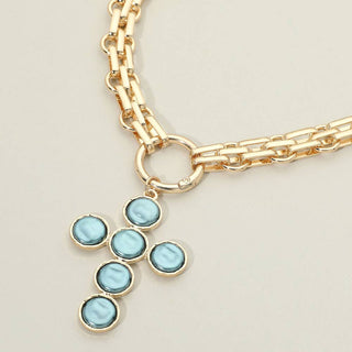 Pearl Grace Cross Necklace