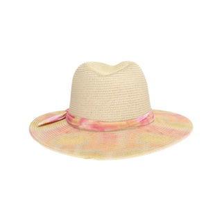 Veda Tie Dye Brim Panama Hat