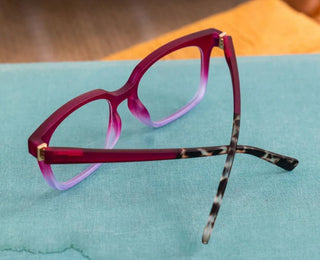Desert Sunrise Reading Glasses Fuchsia/Gray Tortoise
