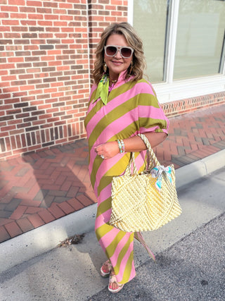 Dreaming Of Kiwi Midi Dress