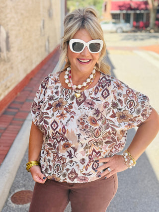 Dusty Bloom Blouse