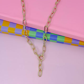 Gold chain necklace 