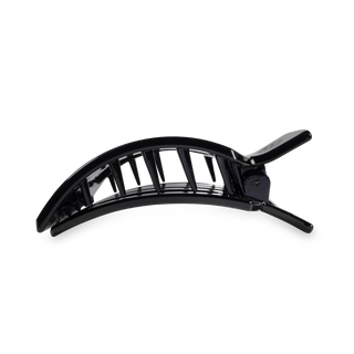 Jet Black Medium Flat Square Clip