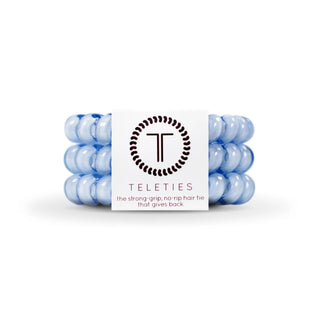 Washed Denim Large Hair Ties
