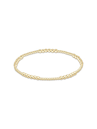 Enewton's Blissful Gold 3MM bracelet.