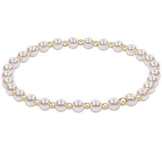 Enewton Extends | Classic Grateful Pattern 4mm Bead Bracelet - Pearl