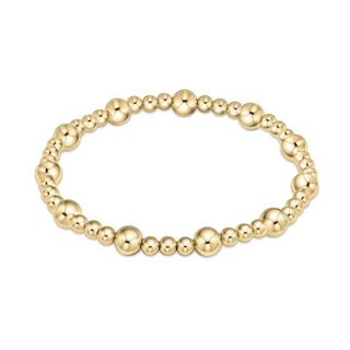 Enewton Extends | Classic Sincerity Pattern 6mm Beaded Bracelet - Gold