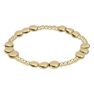Enewton Extends | Honestly Joy Pattern 6mm Bead Bracelet - Gold