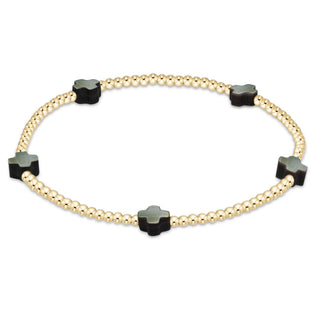 Enewton Extends Mother of Pearl signature cross bracelet.