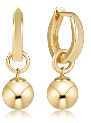 Enewton | Huggie Gold 0.5" Hoop  -Classic 8mm Charm