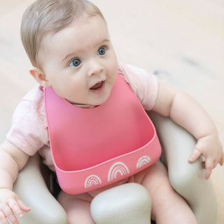 Chasing Rainbows Little Bites Bib