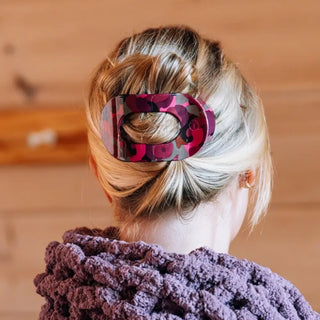 Garden Glam Flat Round Hair Clips