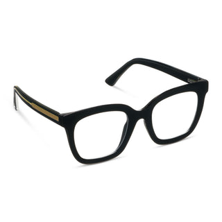 Peepers fanfare black progressive glasses.
