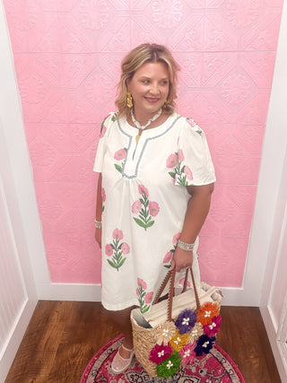 Fantasy Floral Mini Dress