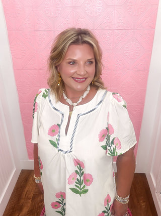 Fantasy Floral Mini Dress