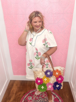 Fantasy Floral Mini Dress