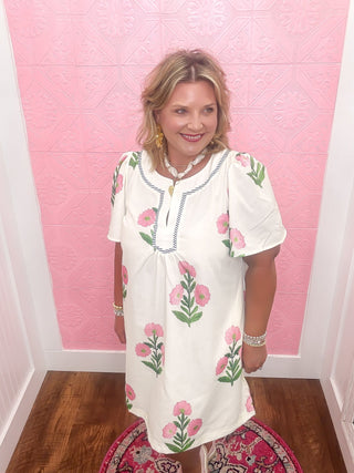 Fantasy Floral Mini Dress