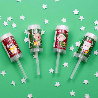 Festive Christmas Friends Confetti Bath Poppers - Vanilla