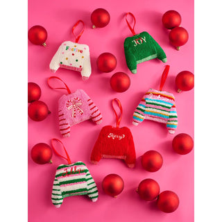 Festive Sweater Ornaments