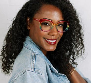 Fiona Reading Glasses | Rainbow Ombre