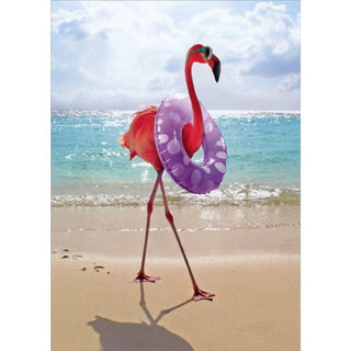 Flamingo| Birthday Greeting Card