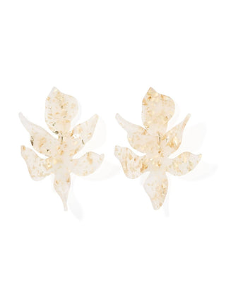 Flora Earrings | Gold Confetti