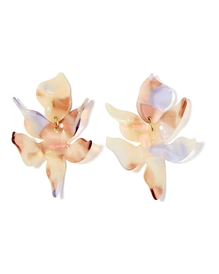 Flora Earrings | Lavender Honey