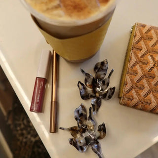 Flora Earrings | Mocha Mousse