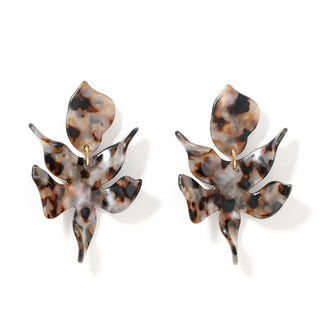 Flora Earrings | Mocha Mousse