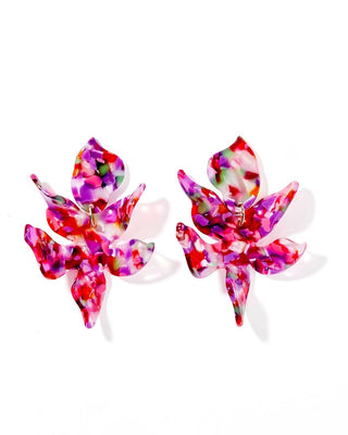 Flora Earrings | Pink Multi