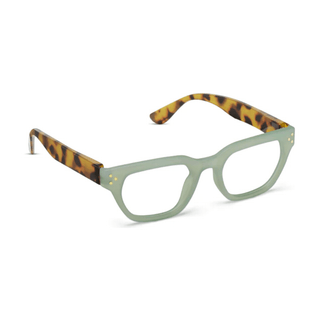 Flora Reading Glasses Mint/Tokyo Tortoise