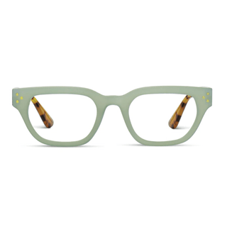 Flora Reading Glasses Mint/Tokyo Tortoise